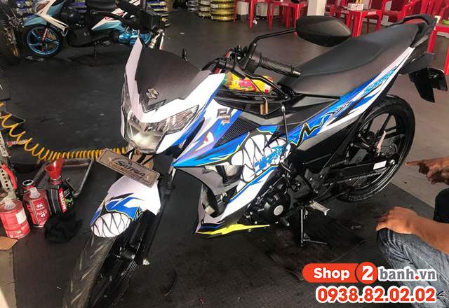 Làm sao biết được xe satria đang thiếu nước làm mát - 1