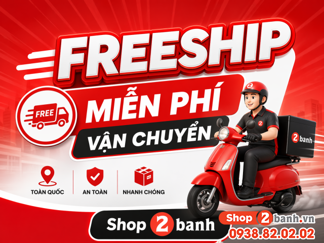 Chương trình freeship - miễn phí vận chuyển khi mua sắm tại shop2banhvn - 1