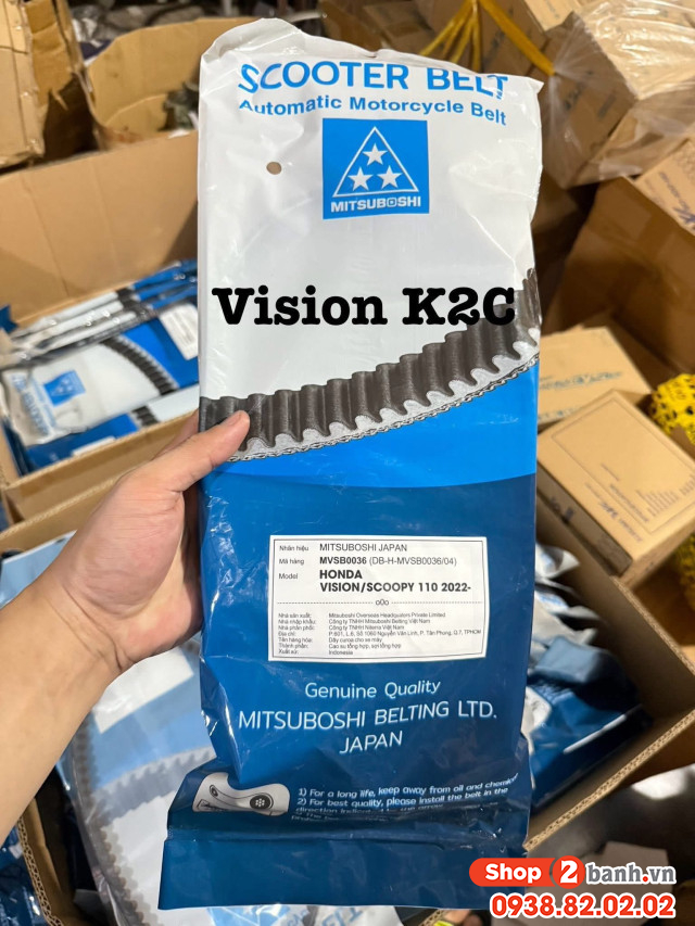 Dây curoa mitsuboshi vision scoopy 110 mvsb0036 - 1