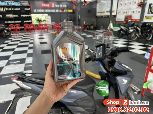 Để xe sh 125i150i chạy giảm bớt khí thải nên thay nhớt loại nào - 9