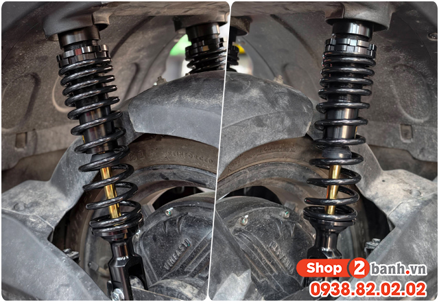 Phuộc sau xe feliz neo hơi yếu nên thay phuộc loại nào tốt hơn - 3