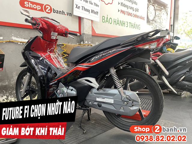 Để xe future fi 125 chạy giảm bớt khí thải nên thay nhớt loại nào - 1