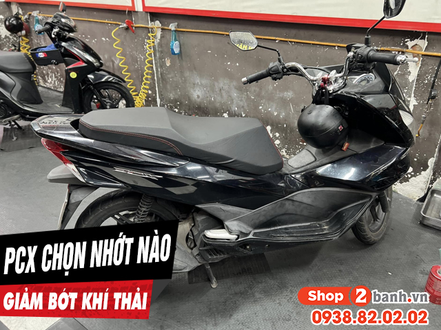Để xe pcx 125150 chạy giảm bớt khí thải nên thay nhớt loại nào - 1