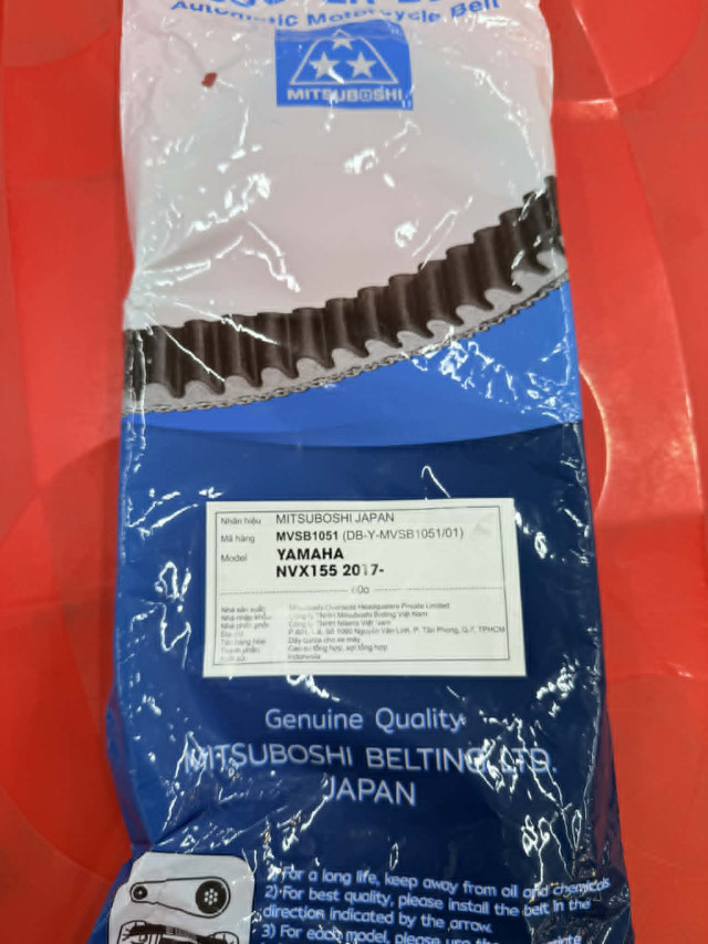 Dây curoa mitsuboshi cho yamaha nvx155 mvsb1051 - 1