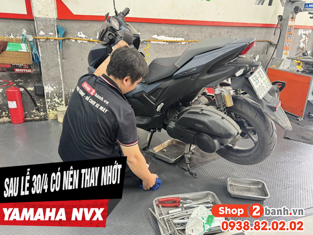 Sau lễ 304 xe vario 160 có cần thay nhớt mới để đảm bảo động cơ không - 1