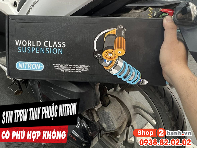 Tư vấn lên phuộc nitron cho sym tpbw 125 có phù hợp không - 1