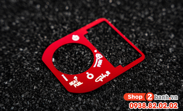 Miếng dán ổ khoá smarkey gh racing nhôm cnc - 2