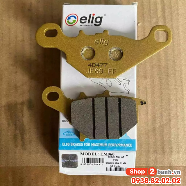 Bố thắng đĩa trước elig cho vinfast feliz - evo - 3