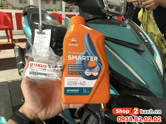 Để xe exciter chạy giảm bớt khí thải nên thay nhớt loại nào - 10