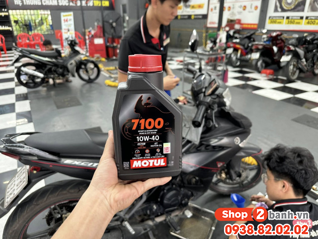 Để xe exciter chạy giảm bớt khí thải nên thay nhớt loại nào - 4