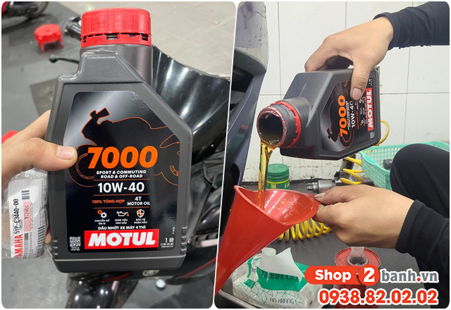 Để xe exciter chạy giảm bớt khí thải nên thay nhớt loại nào - 5