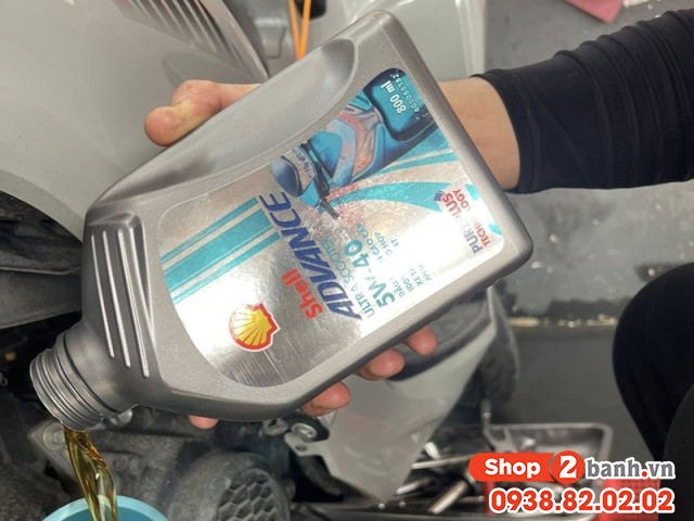 Nhớt shell advance ultra scooter 5w40 08l - 4