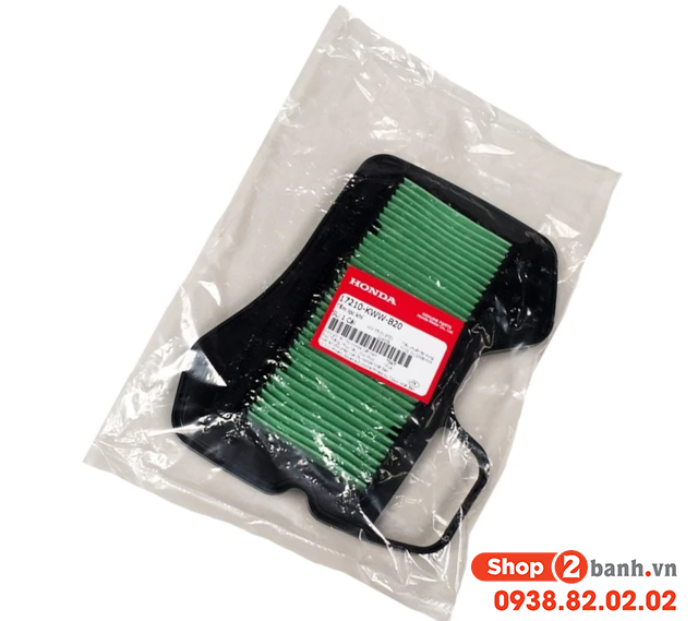 Lọc gió zin cho wave s110 rsx 110 blade 110 alpha 110 binh xăng con - 1