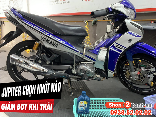 Để xe jupiter chạy giảm bớt khí thải nên thay nhớt loại nào - 1