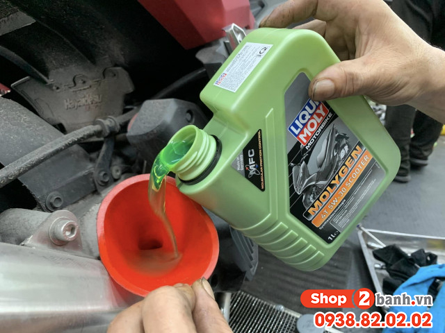 Xe tay ga nên thay nhớt nào phù hợp với xăng e10 - 6