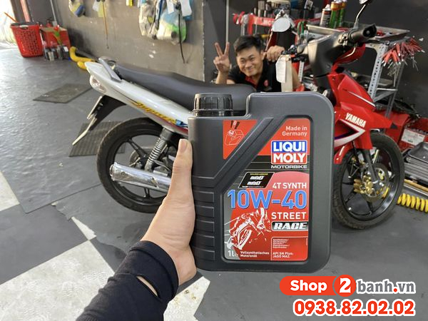 Xe số nên thay nhớt nào phù hợp với xăng e10 - 5