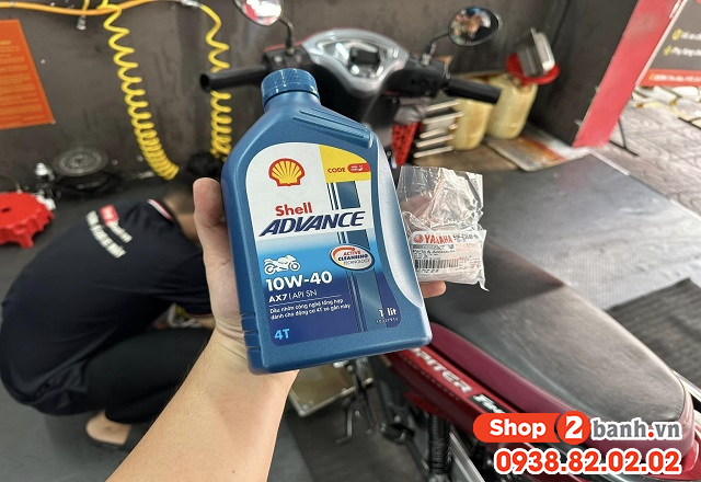 Xe số nên thay nhớt nào phù hợp với xăng e10 - 6