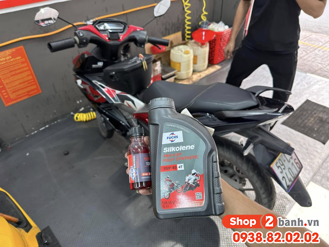Để xe winner chạy giảm bớt khí thải nên thay nhớt loại nào - 15