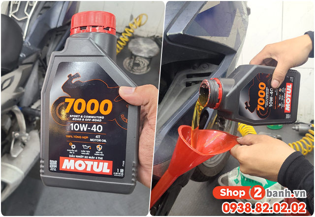 Để xe winner chạy giảm bớt khí thải nên thay nhớt loại nào - 5