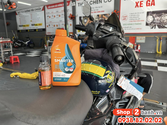 Để xe winner chạy giảm bớt khí thải nên thay nhớt loại nào - 11