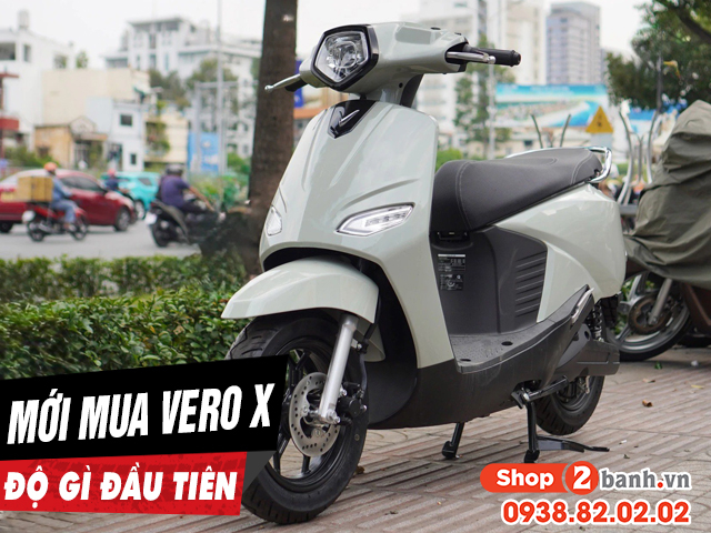Mới mua xe máy điện vero x nên độ gì đầu tiên - 1
