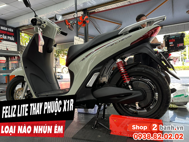 Phuộc x1r cho xe feliz lite loại nào chạy nhún êm nhất - 1