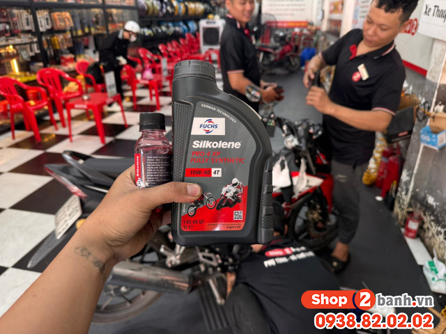 Để xe sonic 150 chạy giảm bớt khí thải nên thay nhớt loại nào - 15