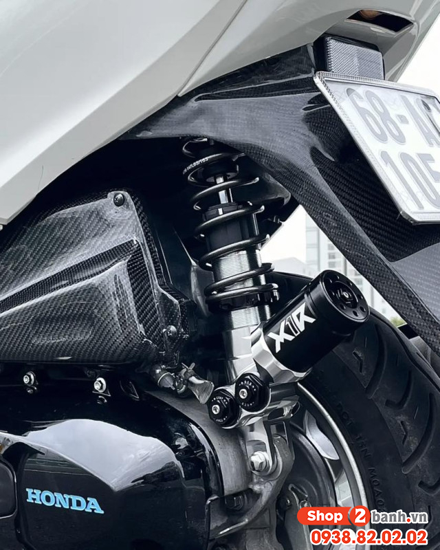 Phuộc x1r gt3 bình dầu xéo cho honda lead - 4