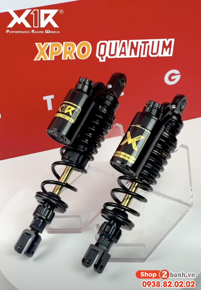 Phuộc x1r x pro bình dầu ty vàng cho datbike chính hãng - 1
