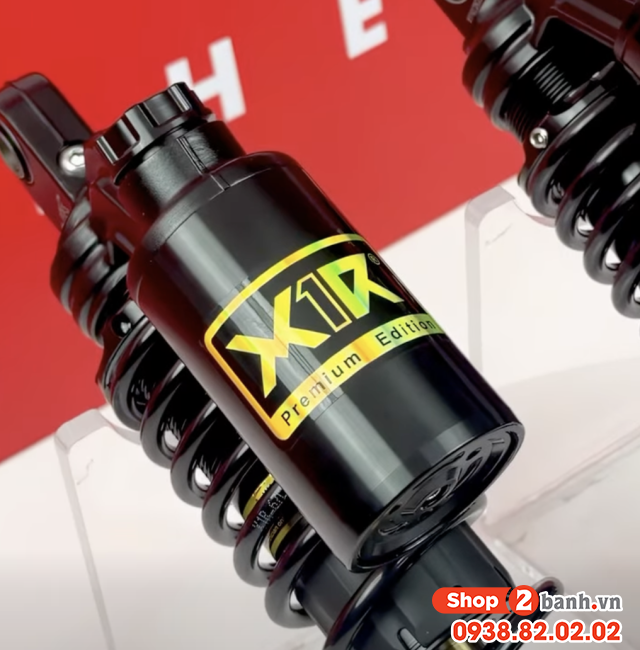 Phuộc x1r x pro bình dầu ty vàng cho honda air blade 4val chính hãng - 2