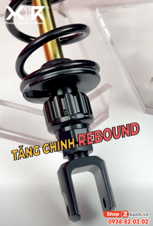 Phuộc x1r x pro bình dầu ty vàng cho datbike chính hãng - 2