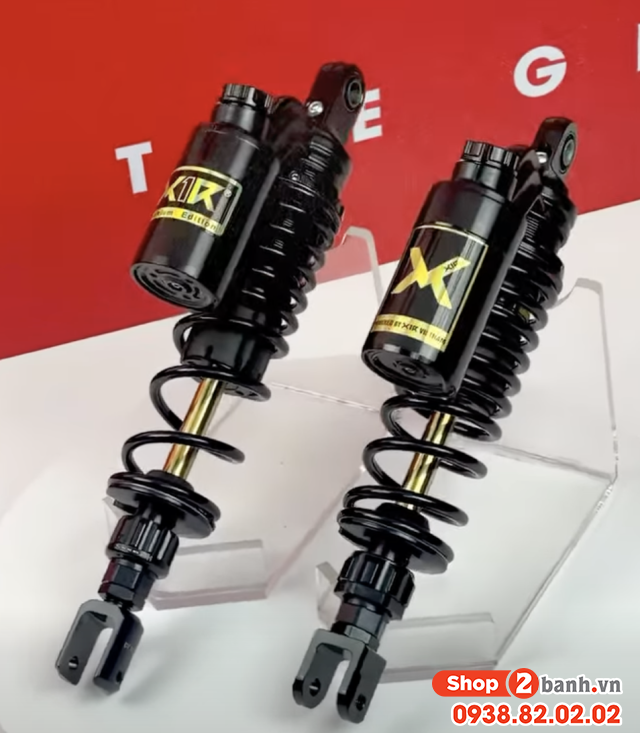 Phuộc x1r x pro bình dầu ty vàng cho honda air blade 4val chính hãng - 1