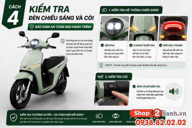 5 cách bảo dưỡng xe máy điện đơn giản tại nhà - 5