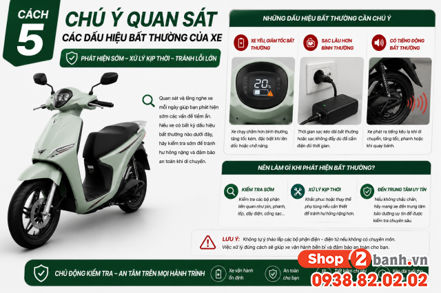 5 cách bảo dưỡng xe máy điện đơn giản tại nhà - 6