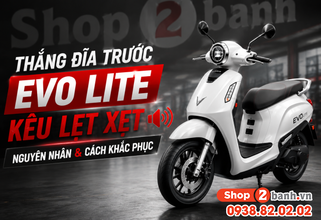 Thắng đĩa trước evo lite kêu lẹt xẹt nguyên nhân và cách khắc phục - 1