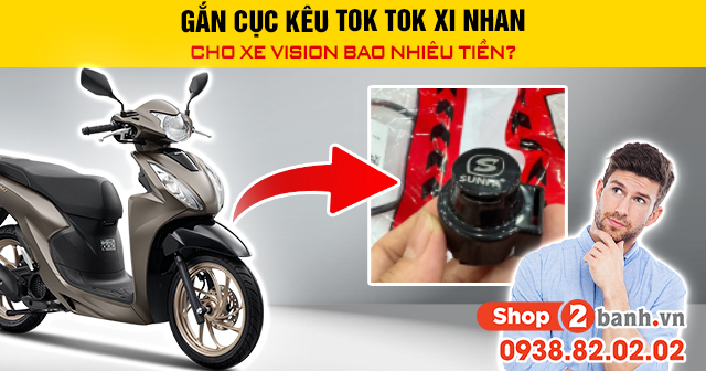 Gắn cục kêu tok tok xi nhan cho xe vision bao nhiêu tiền - 1