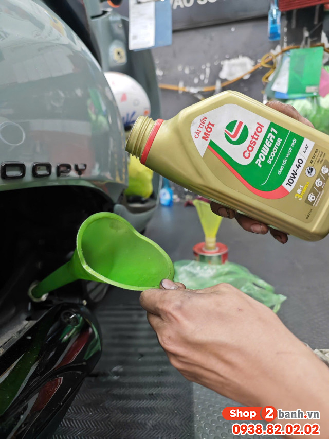 Nhớt castrol power 1 scooter 10w40 08l dành cho xe tay ga - 3