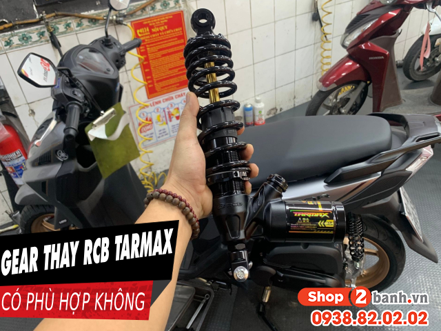 Yamaha gear 125 lên phuộc rcb tarmax có phù hợp không - 1