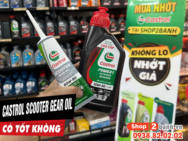 Castrol scooter gear oil có tốt không phù hợp cho xe nào - 1