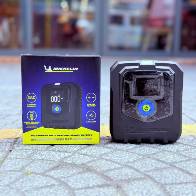 Máy bơm lốp michelin m2567 không dây chính hãng - 1