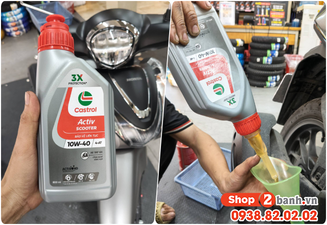 Dầu nhớt castrol cho xe tay ga loại nào tốt hiện nay - 4