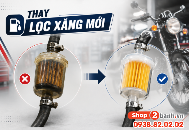 Xe máy đời cũ cần kiểm tra bảo dưỡng gì trước khi chuyển dùng xăng ethanol - 3