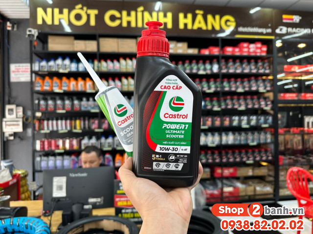 Nhớt castrol xe tay ga loại nào tốt nên dùng cho sh ab vario - 2