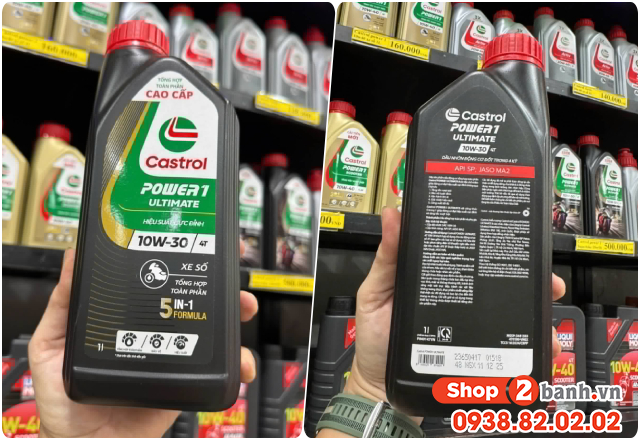 Dầu nhớt castrol cho xe máy số loại nào tốt hiện nay - 2