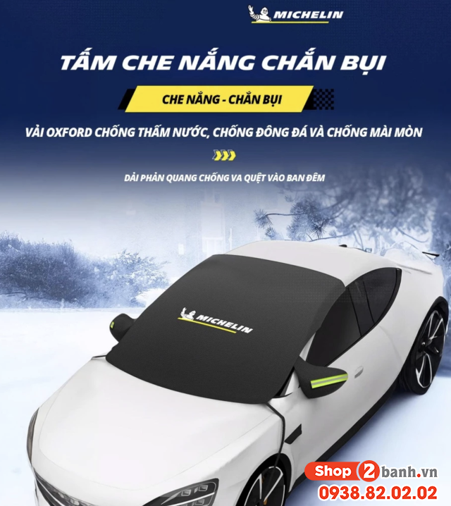 Tấm che nắng kính lái michelin m2439 dành cho ô tô - 2