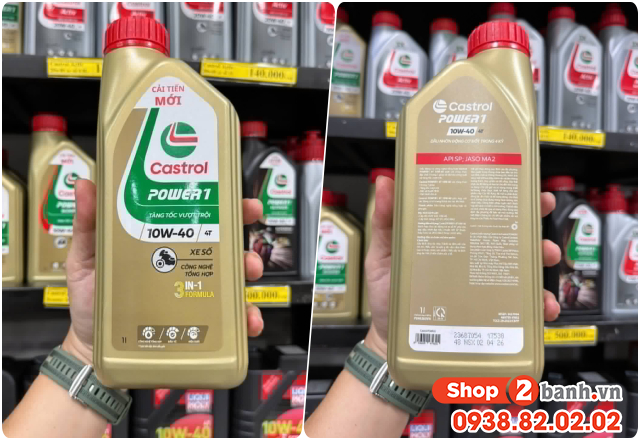 Nhớt castrol xe tay côn loại nào tốt nên dùng cho winner r exciter 155 - 3