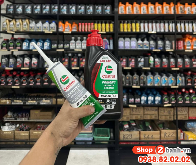 Nhớt castrol power1 ultimate scooter có tốt không thay cho xe nào phù hợp - 2