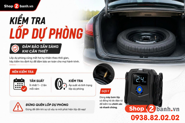 Cách bơm lốp xe ô tô đúng chuẩn nhanh chóng - 4