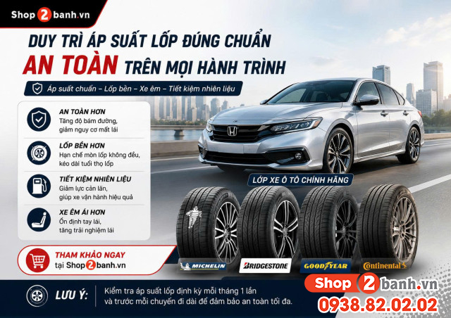 Bơm lốp xe 5 chỗ bao nhiêu kg - 4