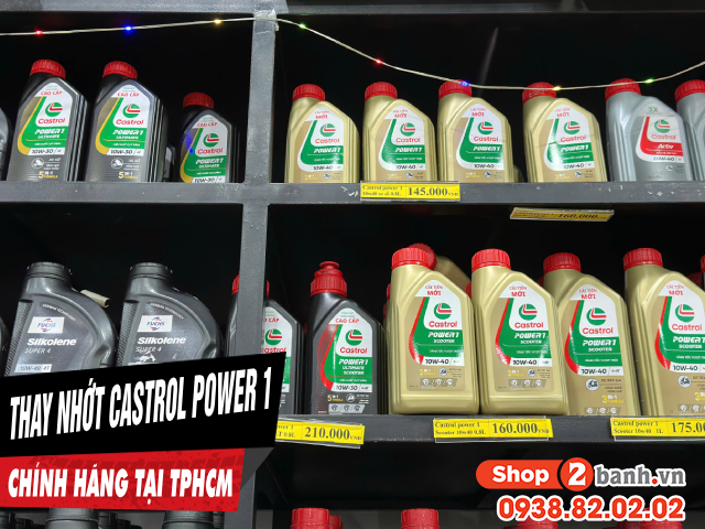 Nhớt castrol power 1 nên mua ở đâu chính hãng tại tphcm - 1